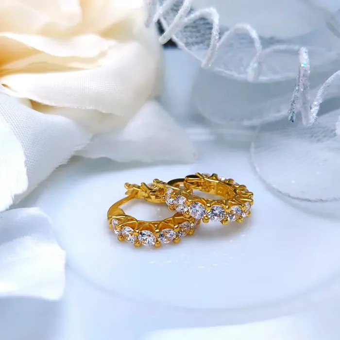 Náušnice La Diamantina Silvia Gold