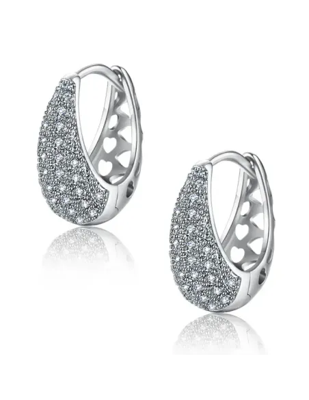 Elegantní náušnice La Diamantina Chantal s čirými zirkony