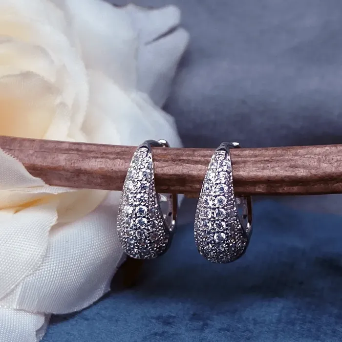 Elegantní náušnice La Diamantina Chantal s čirými zirkony