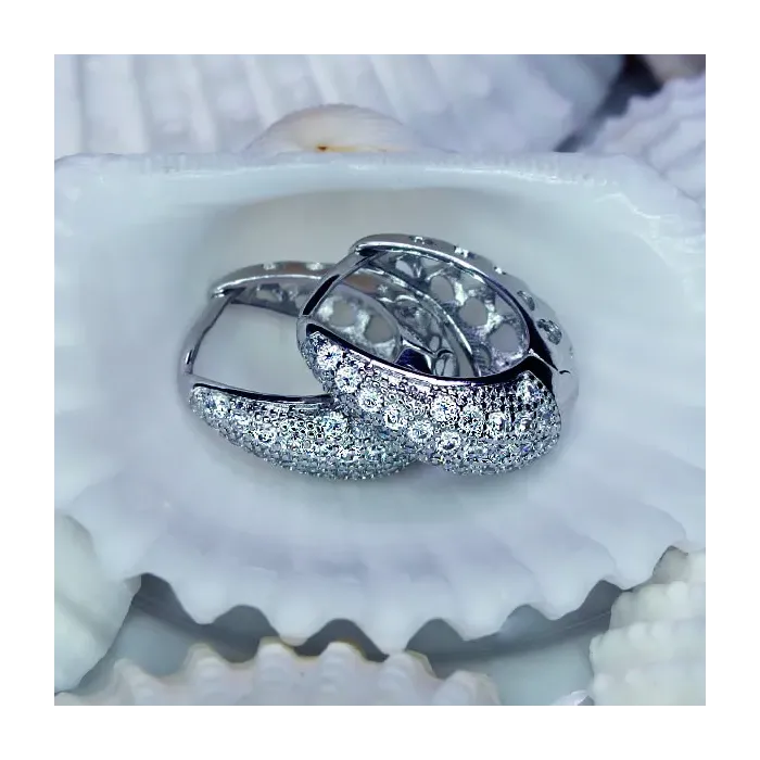 Elegantní náušnice La Diamantina Chantal s čirými zirkony