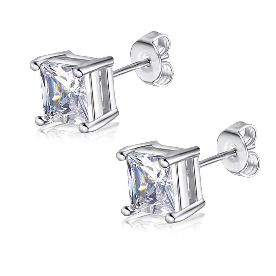 Náušnice Brillance Square