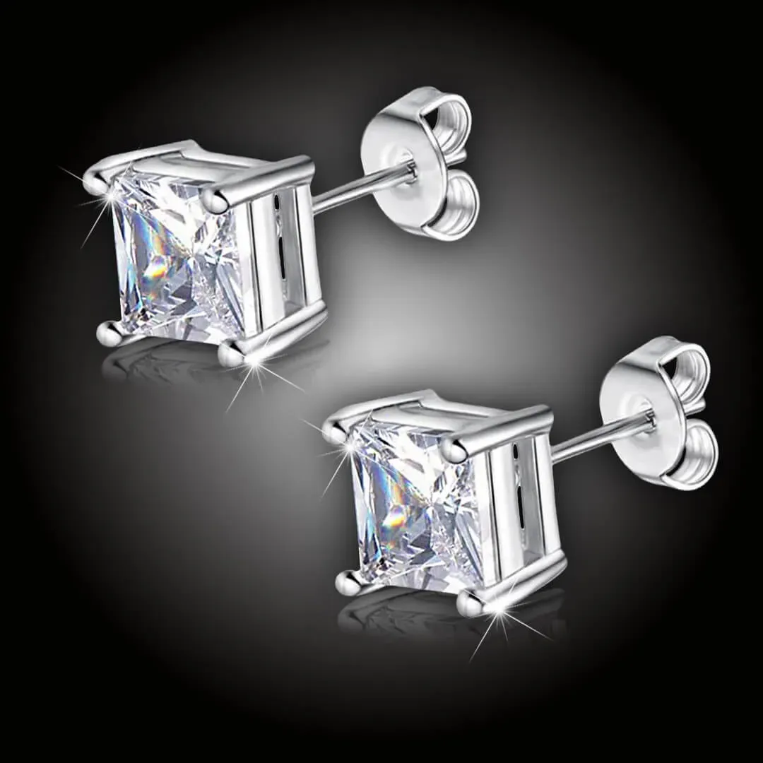 Náušnice Brillance Square 2