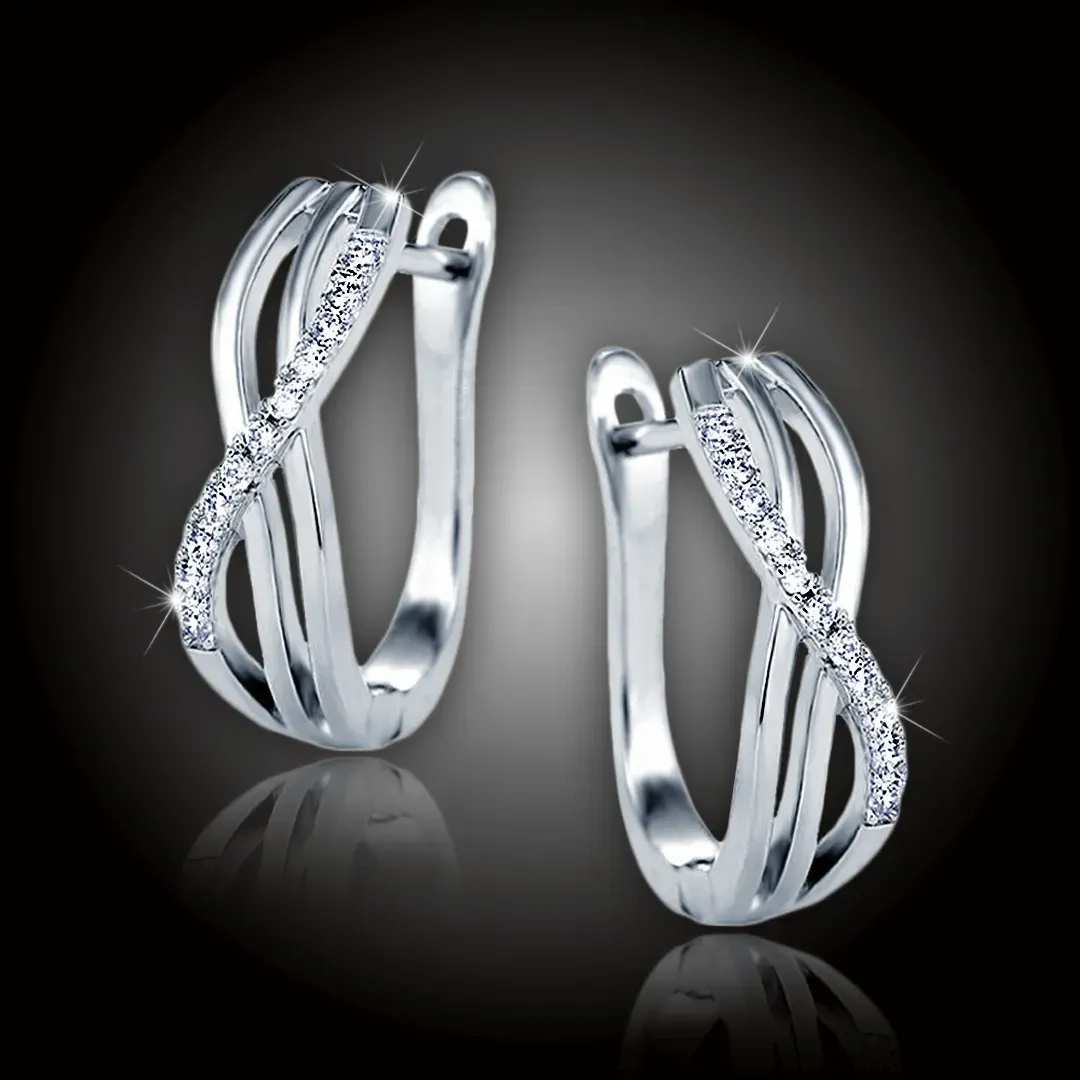 Náušnice La Diamantina Electra se zirkony 2