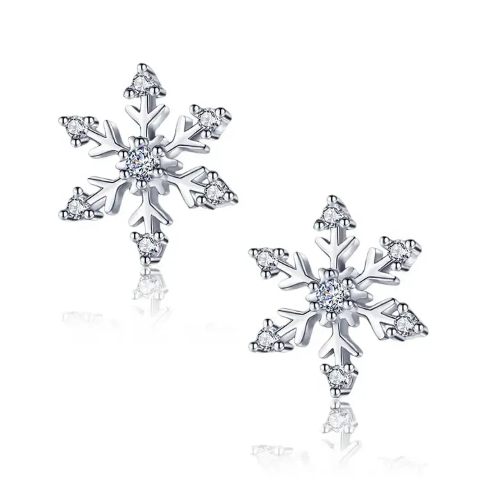 Náušnice La Diamantina Elegant Snowflake