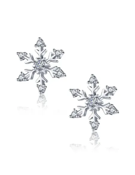 Náušnice La Diamantina Elegant Snowflake