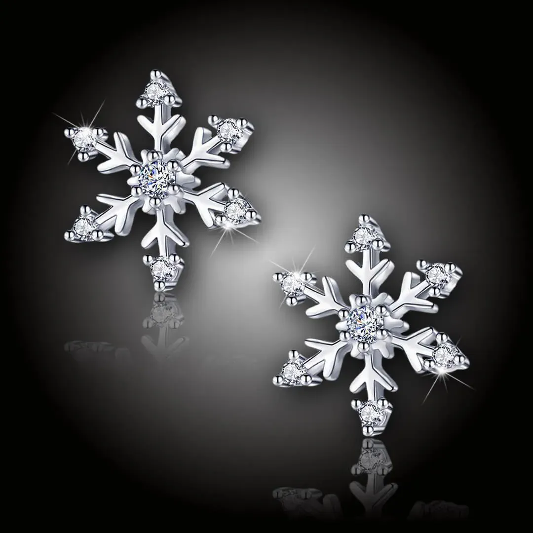 Náušnice La Diamantina Elegant Snowflake 2