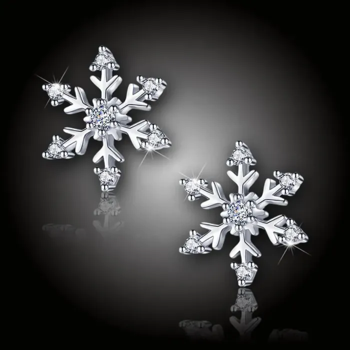 Náušnice La Diamantina Elegant Snowflake