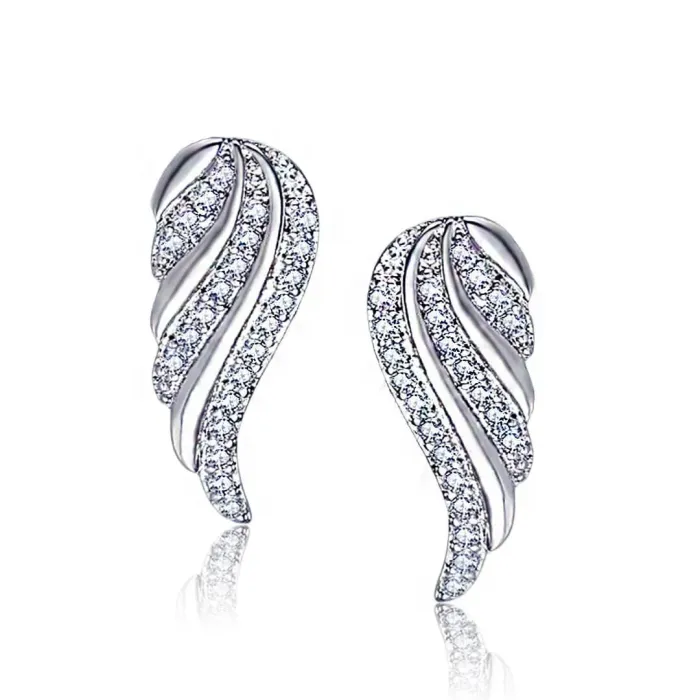 Náušnice La Diamantina Crystal Angel Wings