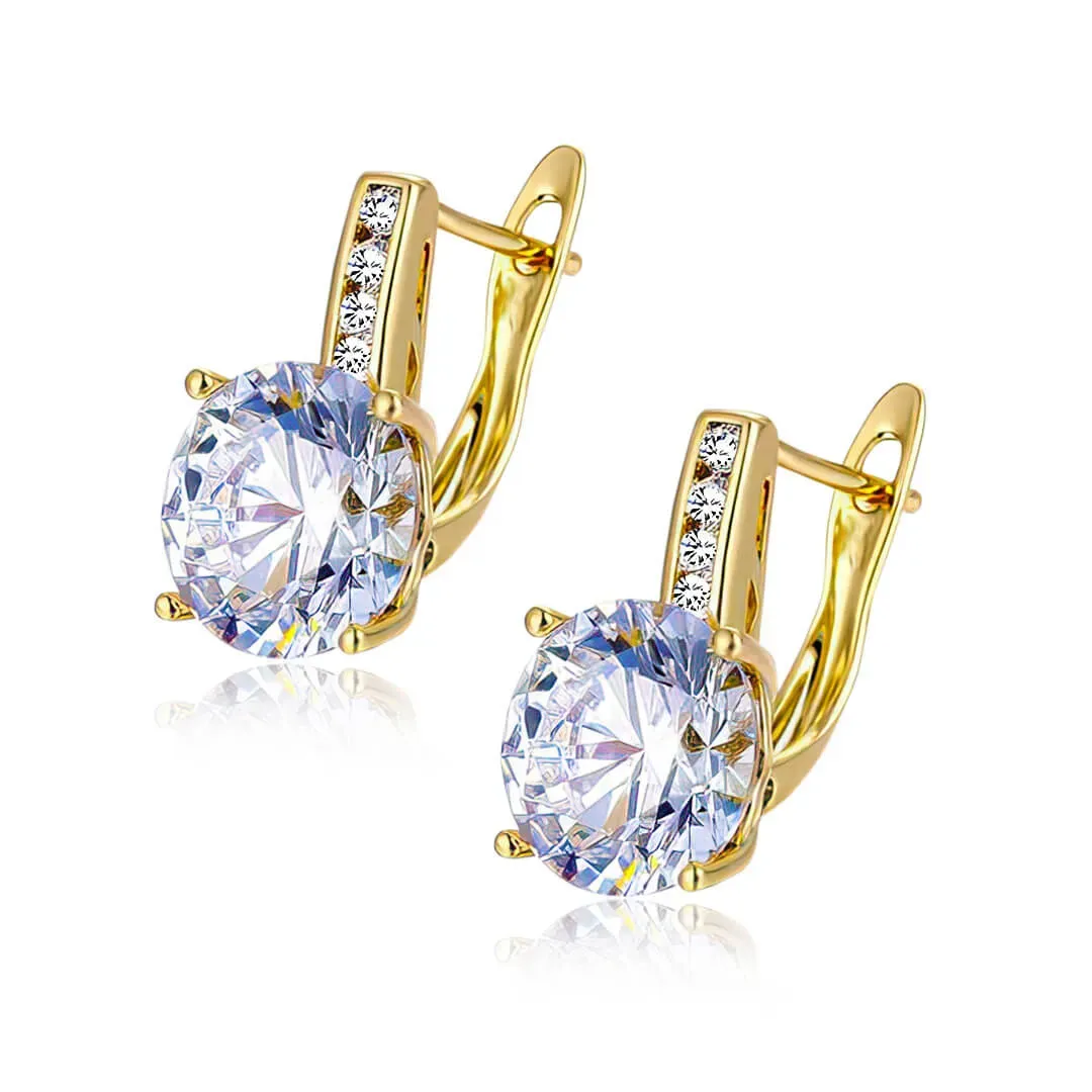 Náušnice La Diamantina Jenny Gold s krystaly Swarovski®