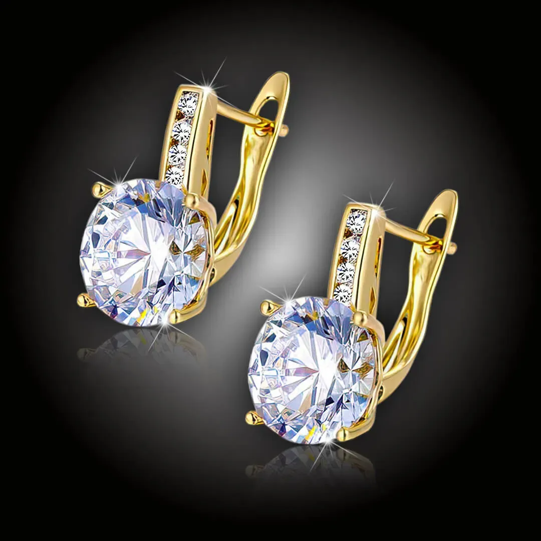 Náušnice La Diamantina Jenny Gold s krystaly Swarovski® 2