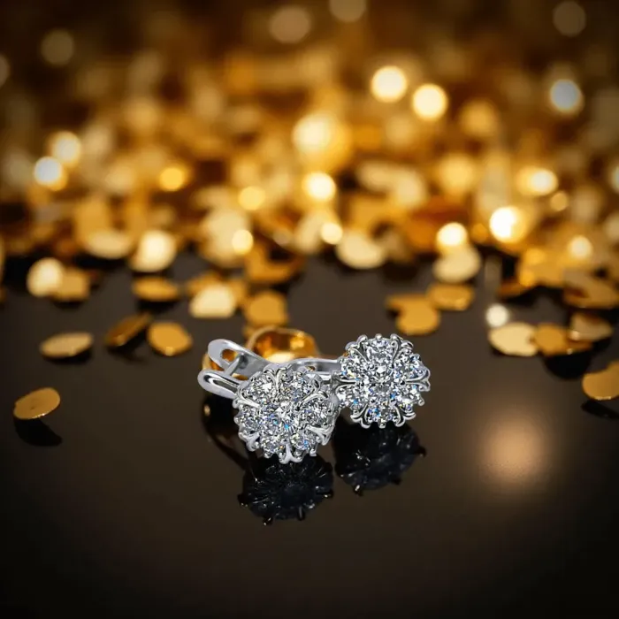 Náušnice La Diamantina Daphne s krystaly Swarovski®