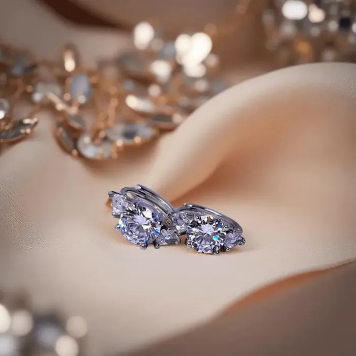 Náušnice La Diamantina Elvia s krystaly Swarovski®