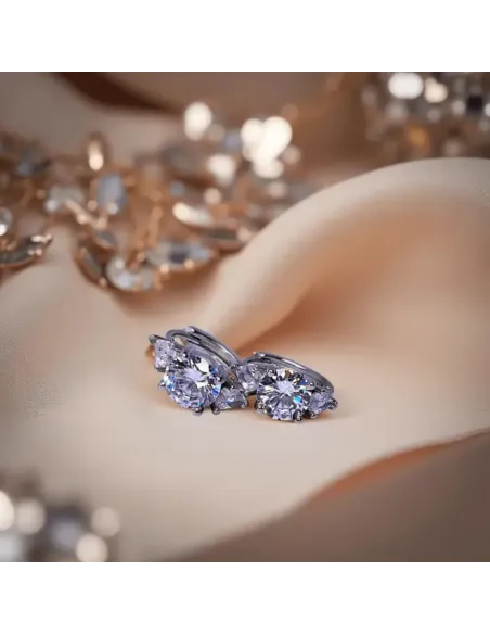 Náušnice La Diamantina Elvia s krystaly Swarovski®
