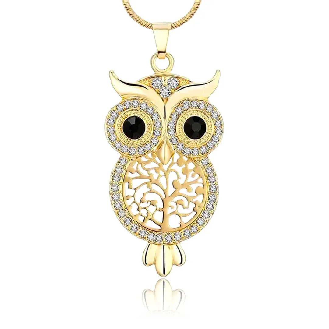 Náhrdelník Magická sova Gold