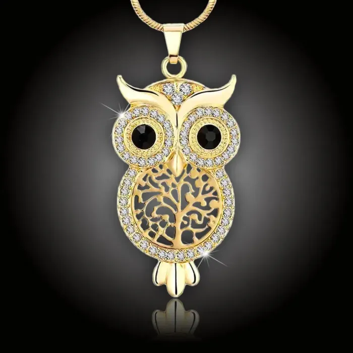Náhrdelník Magická sova Gold
