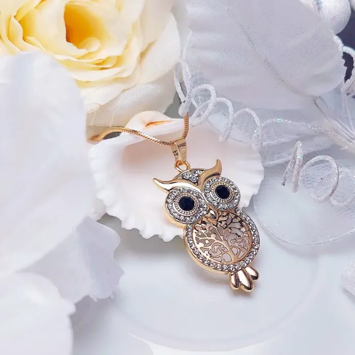 Náhrdelník Magická sova Gold