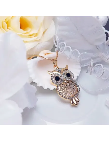 Náhrdelník Magická sova Gold