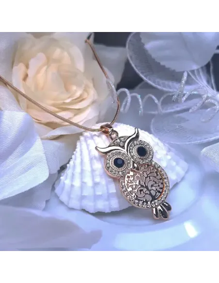 Náhrdelník Magická sova Gold