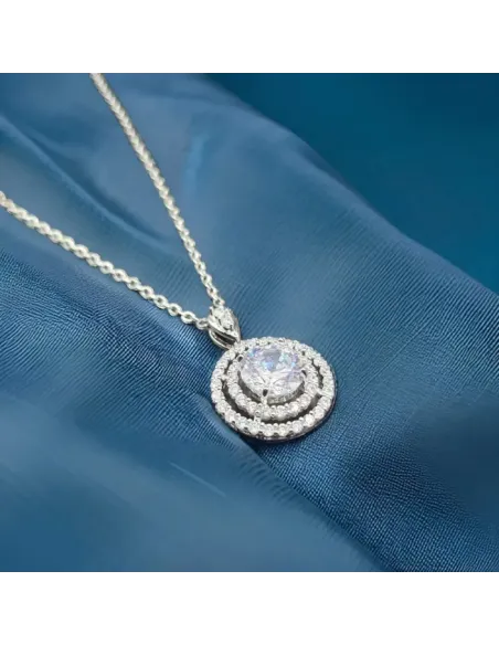 Třpytivý náhrdelník Cassiopea s krystaly Swarovski®