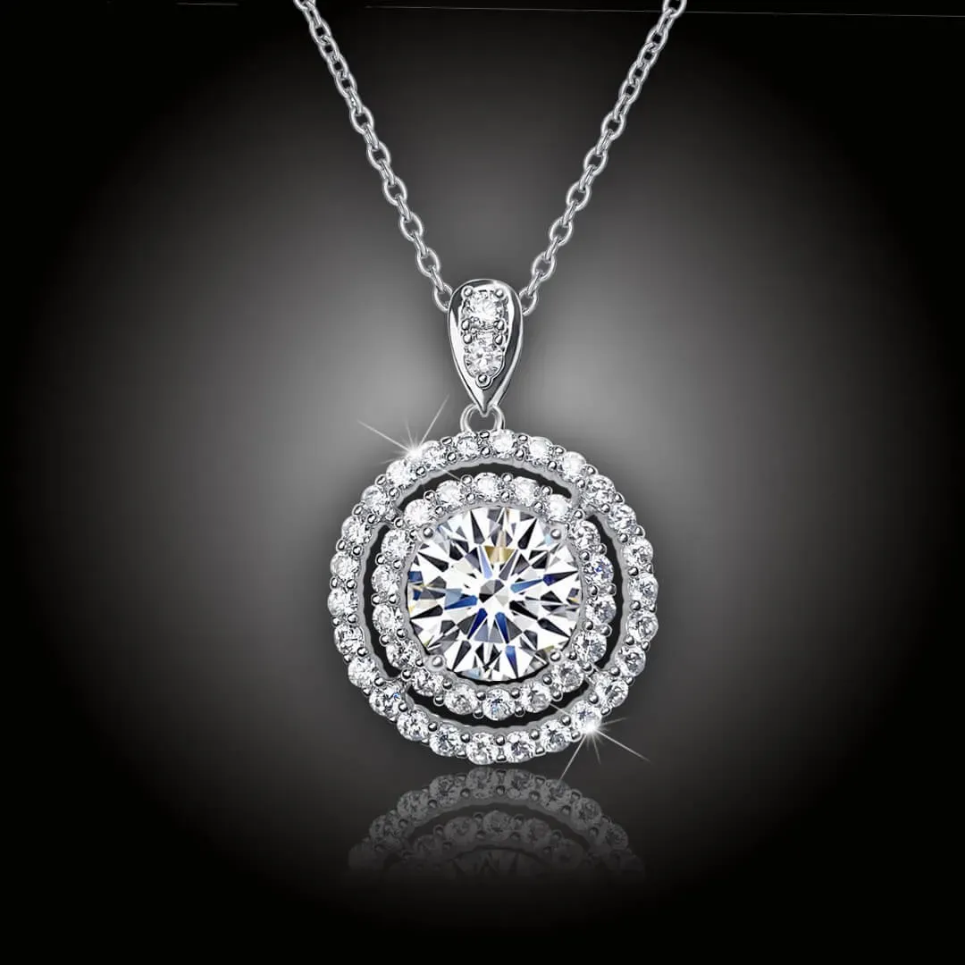 Třpytivý náhrdelník Cassiopea s krystaly Swarovski® 2