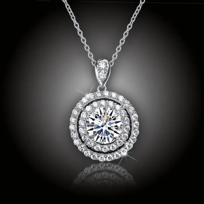 Třpytivý náhrdelník Cassiopea s krystaly Swarovski®