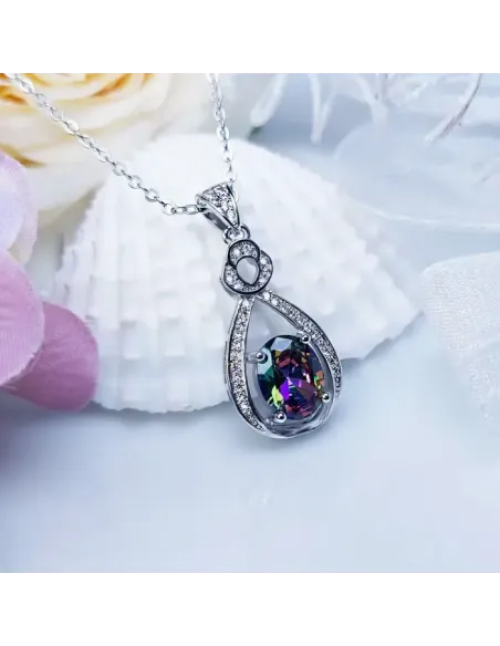 Magický náhrdelník Mystica s krystalem Swarovski