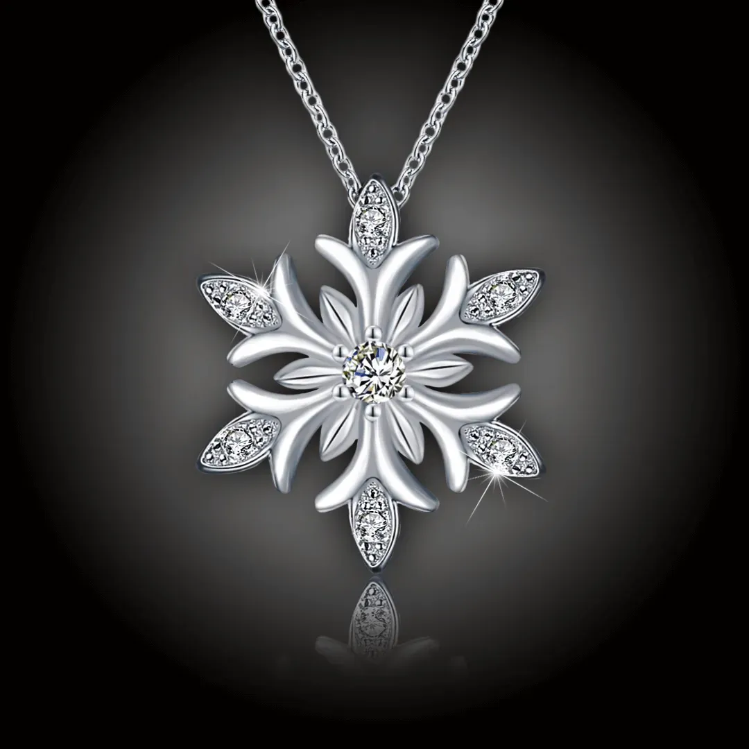Náhrdelník Crystal Snowflake 2