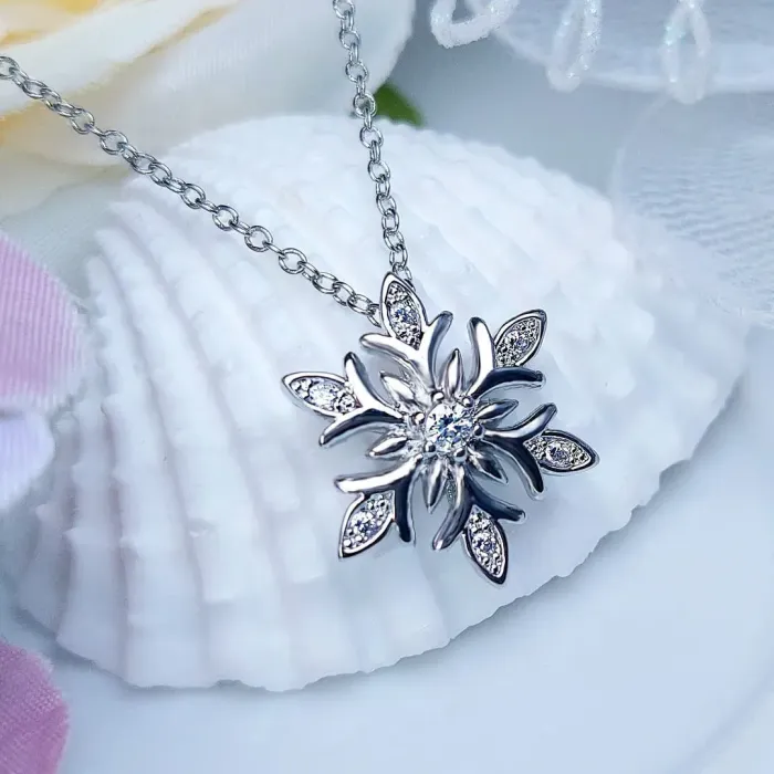 Náhrdelník Crystal Snowflake