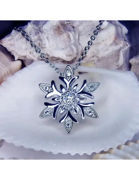 Náhrdelník Crystal Snowflake