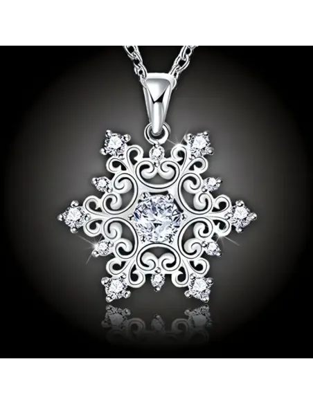 Náhrdelník Romantic Snowflake