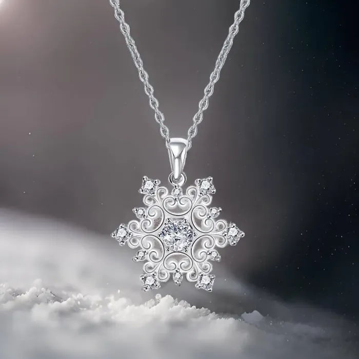 Náhrdelník Romantic Snowflake