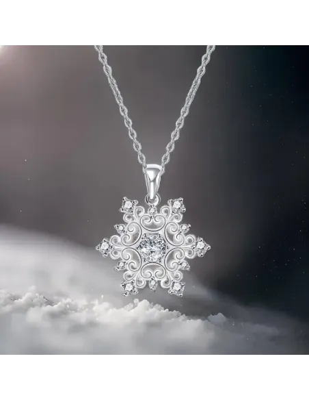 Náhrdelník Romantic Snowflake