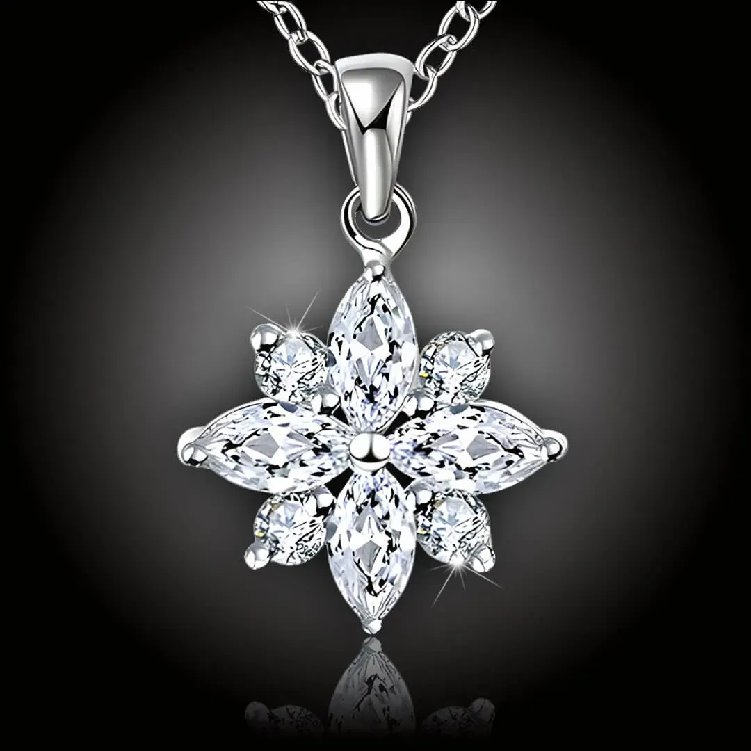 Náhrdelník Okouzlující Diamantová květina 2