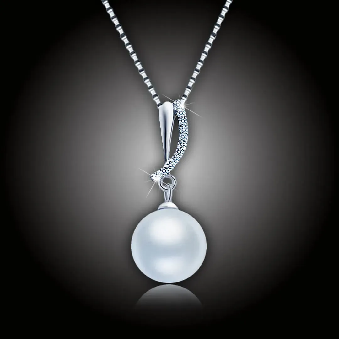 Perlový náhrdelník Ocean White Pearl 2