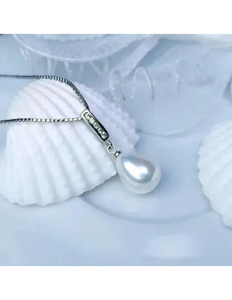 Perlový náhrdelník Giselle White Pearl