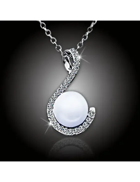 Perlový náhrdelník Pearl Wave White Pearl