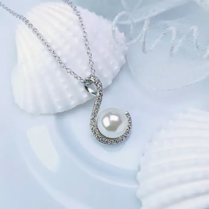 Perlový náhrdelník Pearl Wave White Pearl