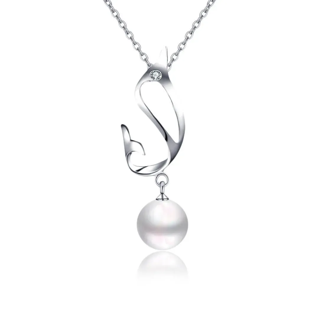 Perlový náhrdelník Pearl Dolphin White Pearl