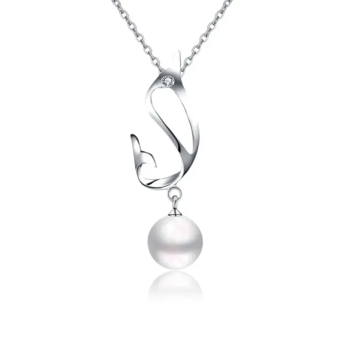 Perlový náhrdelník Pearl Dolphin White Pearl