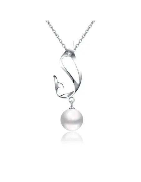 Perlový náhrdelník Pearl Dolphin White Pearl