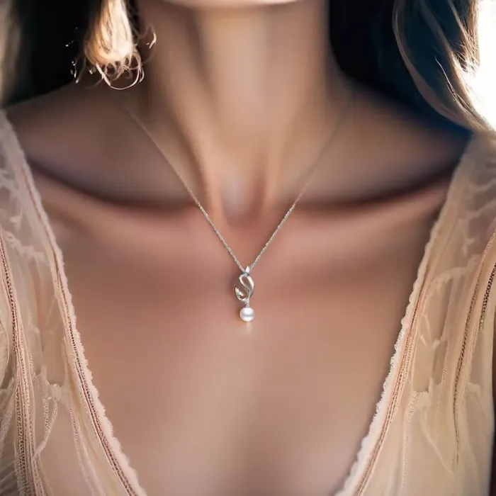 Perlový náhrdelník Pearl Dolphin White Pearl