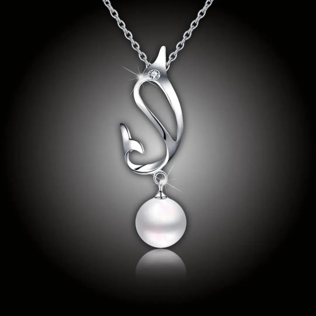 Perlový náhrdelník Pearl Dolphin White Pearl 2