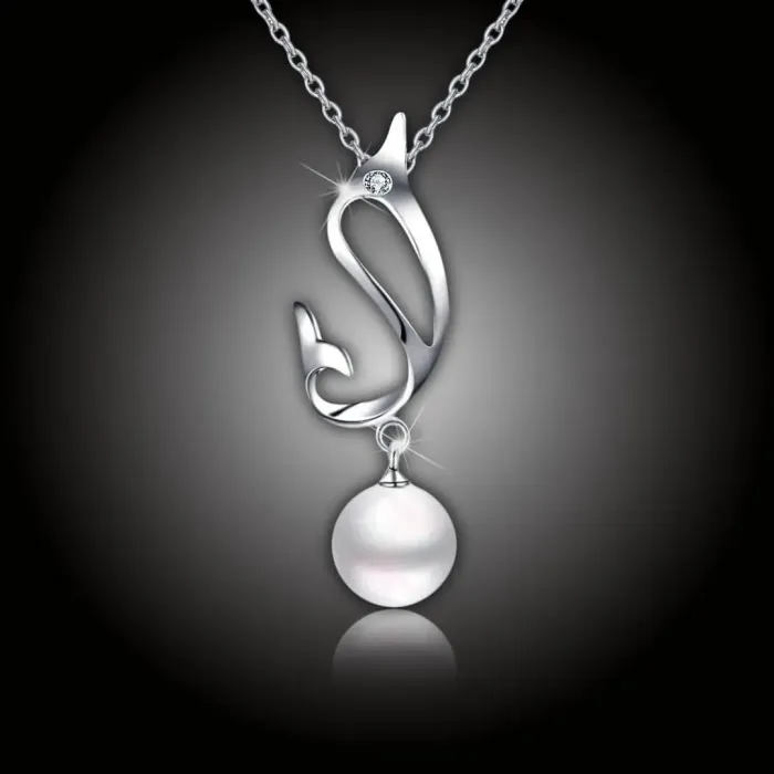 Perlový náhrdelník Pearl Dolphin White Pearl