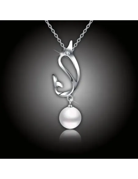 Perlový náhrdelník Pearl Dolphin White Pearl