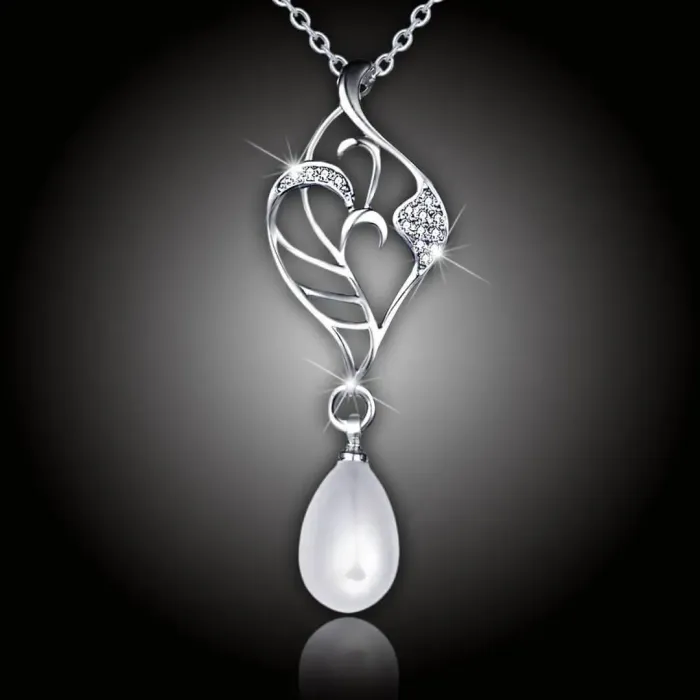 Perlový náhrdelník Elfie White Pearl