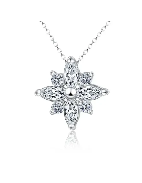 Náhrdelník Diamond Flower se zirkony