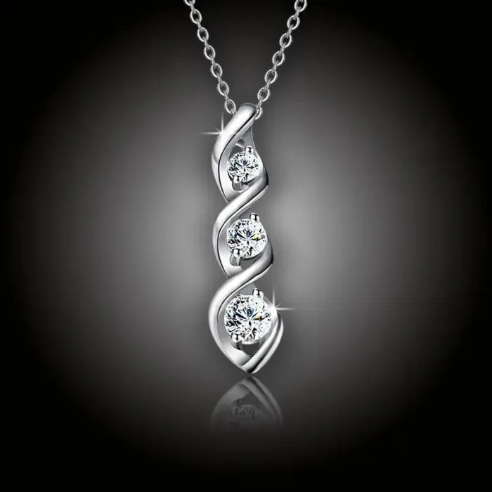 Náhrdelník Trinity s krystaly Swarovski®