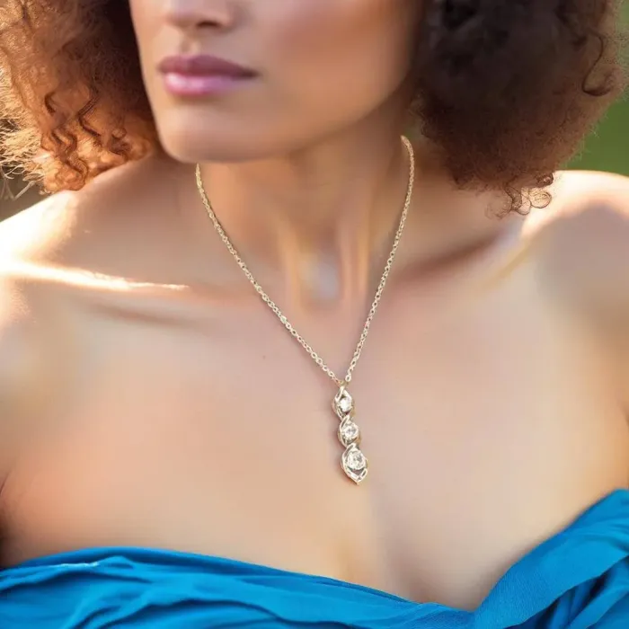 Náhrdelník Trinity s krystaly Swarovski®