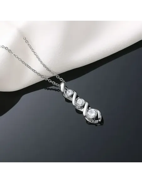 Náhrdelník Trinity s krystaly Swarovski®