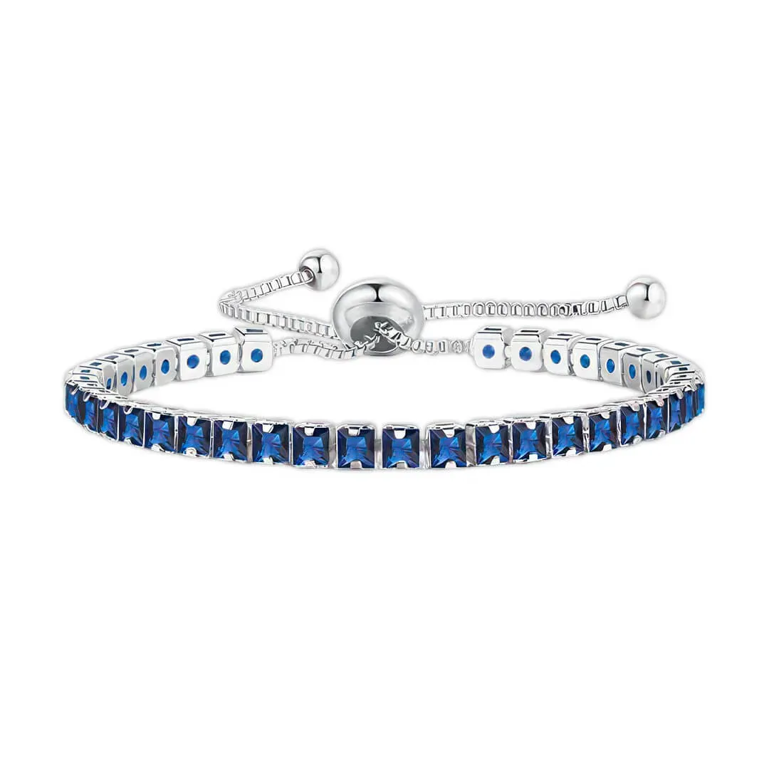 Náramek Madison Royal Blue s krystaly Swarovski®